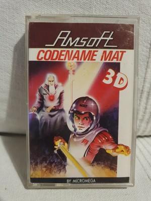 CODENAME MAT 1984 AMSOFT AMSTRAD CPC ESTUCHE INDESCOMP CASE BOOK MANUAL ESPAÑOL 