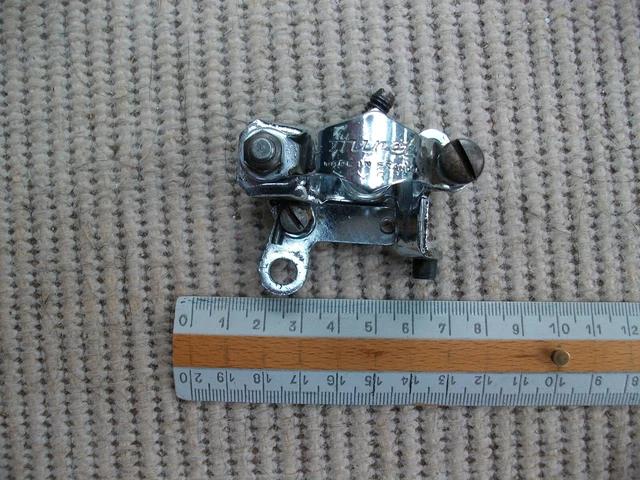 Dérailleur avant vélo ancien vintage double plateaux HURET a collier - Sport & Plein air