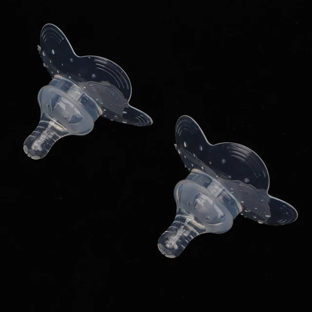 2pcs Nipple Shield Silicone Nursing Breastfeeding Nipple Shield Protector BSU