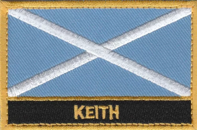 Keith Scotland Town & City Embroidered Sew on Patch Badge