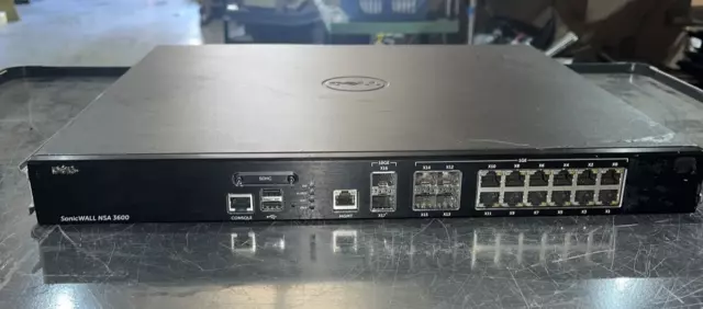 Dell Sonicwall NSA 3600 Network Security Appliance