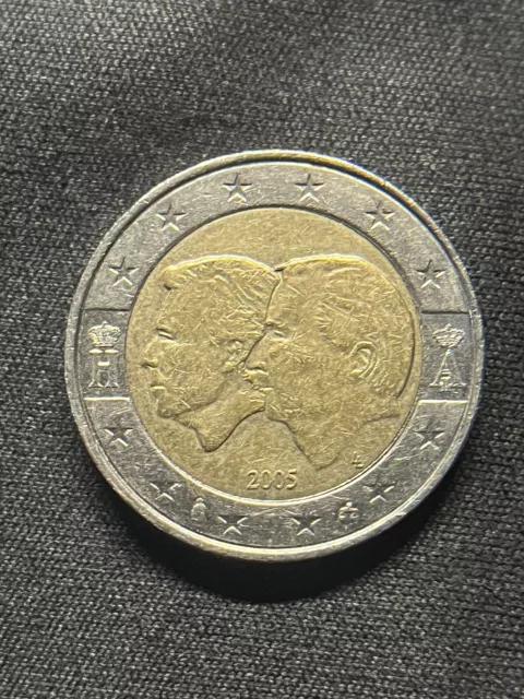 2 Euro Gedenkmünze "Ökonomische Union" 2005 aus Belgien! selten