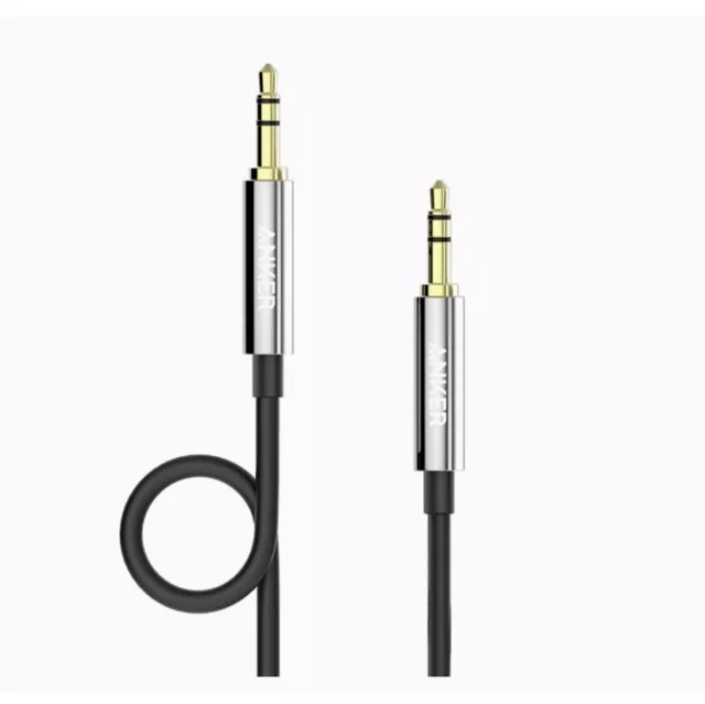 Anker 3.5mm Premium Auxiliary Audio Cable (4ft / 1.2m) AUX Cable for Headphon...