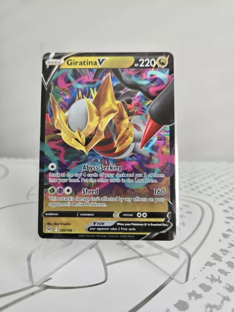  Giratina V - 130/196 - Ultra Rare - Lost Origin - NM/M