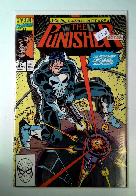 The Punisher #37 Marvel Comics (1990) NM- 2nd Series 1st Print Comic Book