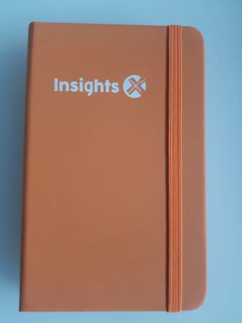 Notitzbuch Insights Orange A6. Neu. Liniert