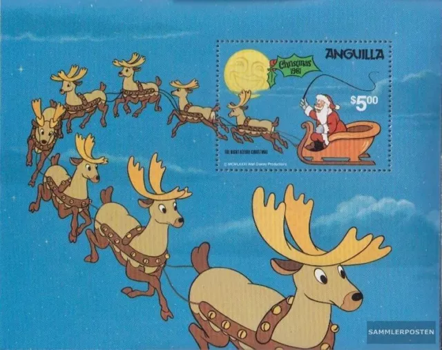 Anguilla Block 40 (completa edizione) MNH 1981 Natale: Walt-Disney