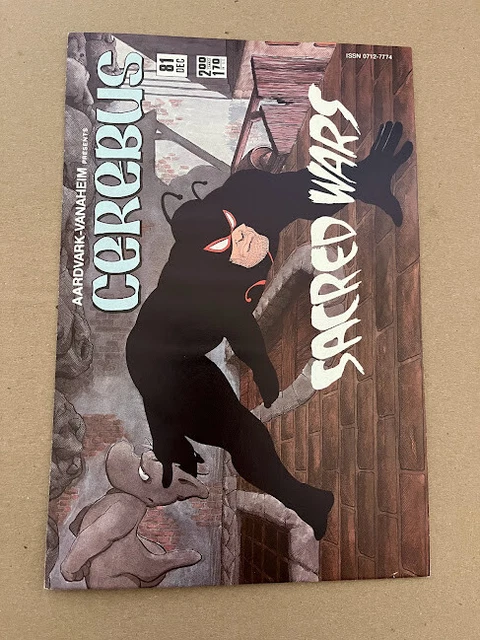 Cerebus # 81 Fine+ Dave Sim Aardvark-Vanaheim 1985 1St Spider-Roach
