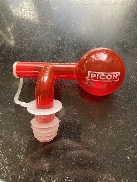 Bouchon Doseur Alcool 2,5cl Fackelmann - Rouge 9x7cm - Pour Bouteilles