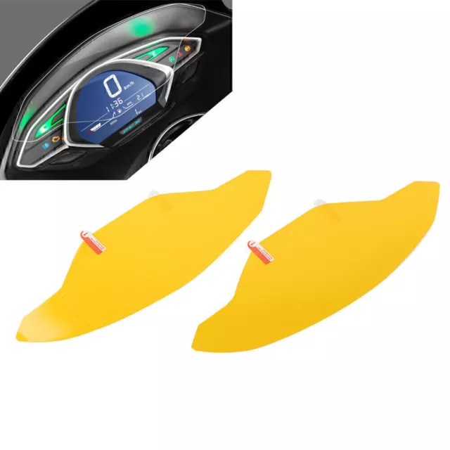 2 Pcs Clear Speedometer Dashboard Screen Protector Film For Honda PCX150 2018-20