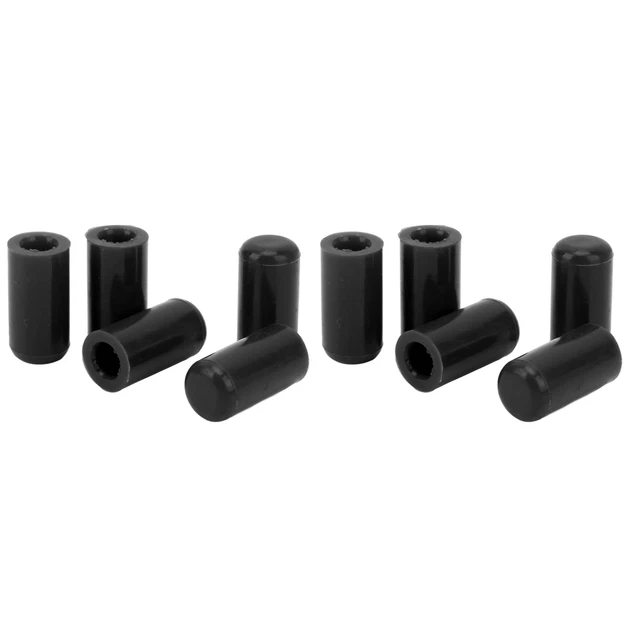 Copertura di copertura tubo aspirazione auto nero 10 pz spina bung silicone 8 mm