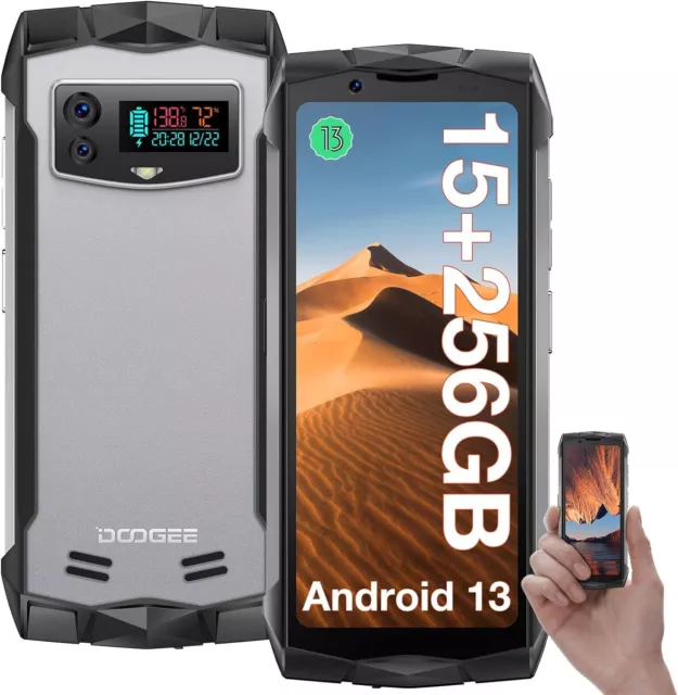 DOOGEE Smini 4.5 Zoll Mini Outdoor Smartphone 15+256GB/2TB Android 13 Handy 50MP