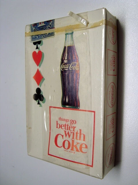 1970s Sealed Deck of Coca-Cola Playing Cards