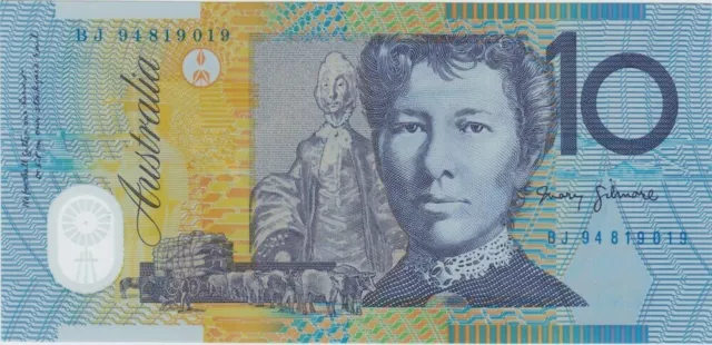 1994 $10 Note Fraser/Evans Grey Dobell R316bi Uncirculated