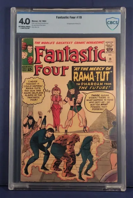 FANTASTIC FOUR #19 4.0 - First Appearance Rama-Tut (becomes Kang) CBCS not Cgc
