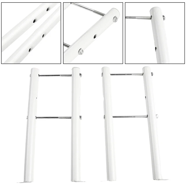 Lot De 2 Pieds De Radiateur En Fonte épais – Design Traditionnel, Solide, Hauteur 15 Cm - 3