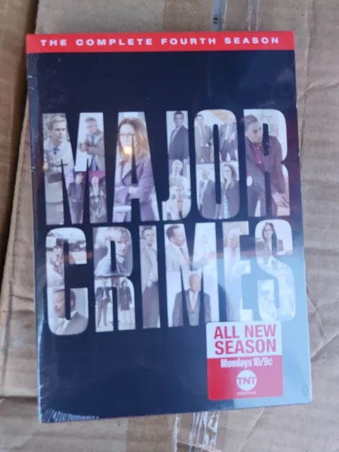 Major Crimes - The Complete Fourth Season 4 (DVD, 2015) New & Factory Sealed