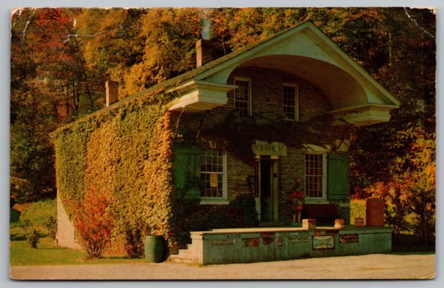 New York Cooperstown Country Store Farmers Museum Exterior View Vintage Postcard