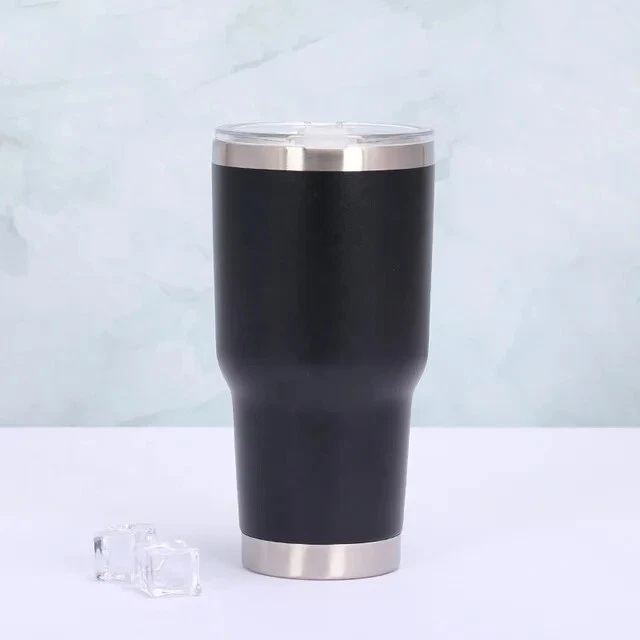 30 Oz Stainless Steel Insulated Tumbler Travel Mug For Hot Cold Coffee With Lid