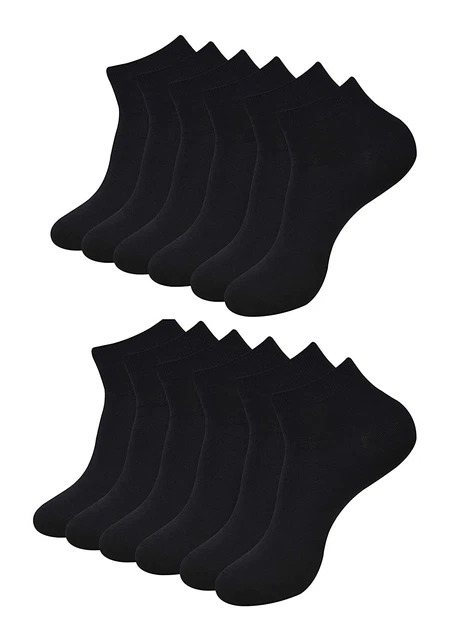 Men's Ankle Length Socks With Solid Cotton Shocks For Formal & Casual Look