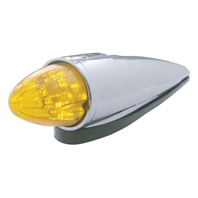 19 Amber Led Grakon 1000 Style Watermelon Cab Light - Amber Lens