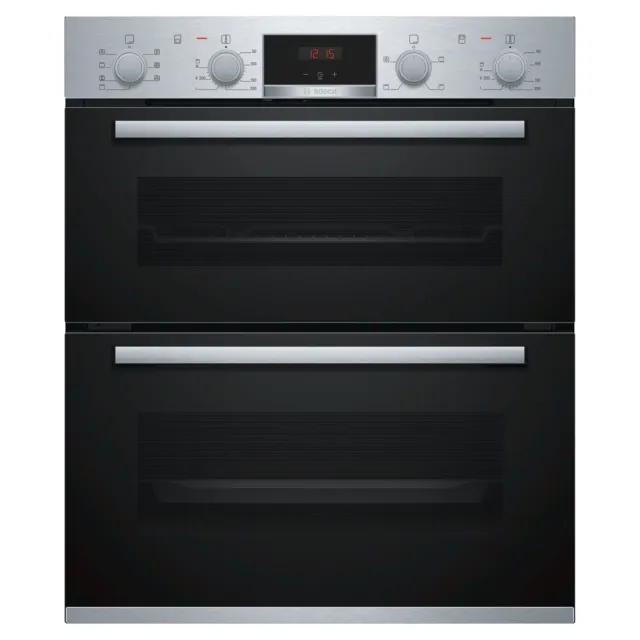Bosch Home & Kitchen Appliances NBS533BS0B Built-In Double Oven 81L Capacity