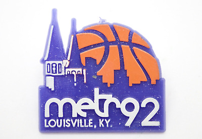 Metro 92 Louisville Kentucky Basketball Vintage Lapel Pin