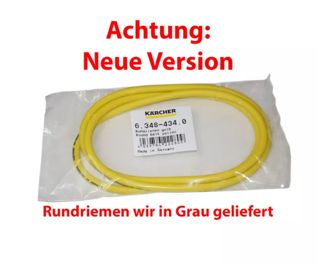 Kärcher Rundriemen grau 6.348-434 für Kehrmaschine S750 K970 Antriebsriemen