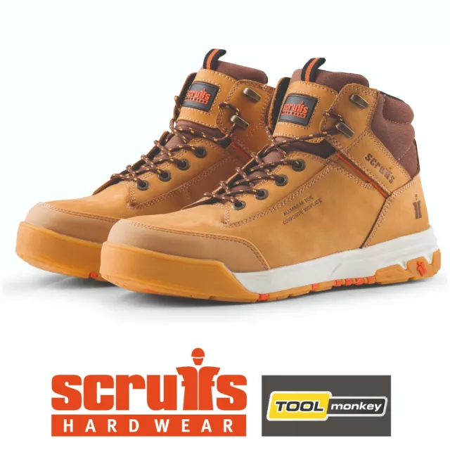 Scruffs Switchback 3 Safety Work Boots - New 2021 Model - Premium Footwear - Tan