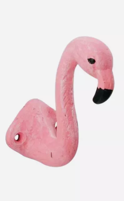 Antique Cast Iron Wall Hooks Flamingo Nautical Coat Hat Towel Hangings Vintage