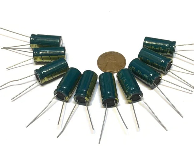 10 Pezzi Verde 3300uF 16V Electrolytic Condensatore Alluminio Radiale B27