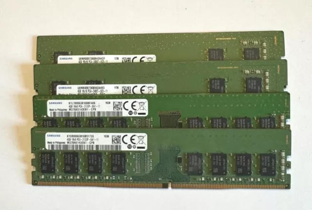 4 8 16 GB RAM Desktop DDR4 PC4 2133P 2400T 2666V 17066 19200 MHz 1R 2R Speicher