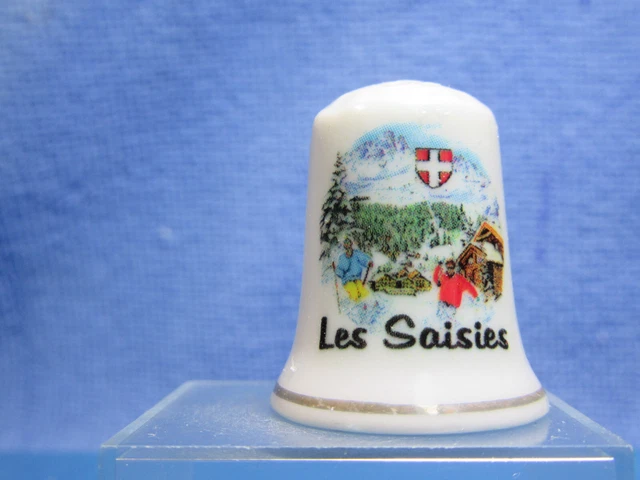 Dé à Coudre Collection En Porcelaine De Chine - Thème Montréal, Boîte Dôme Incluse, Fait Main En Angleterre