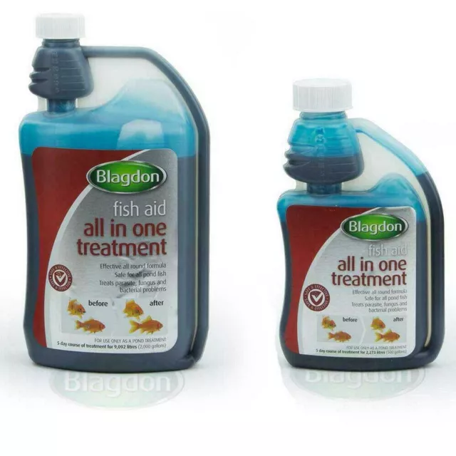 Blagdon All In One Fish Koi Treatment Fungus Bacteria Parasites Disease