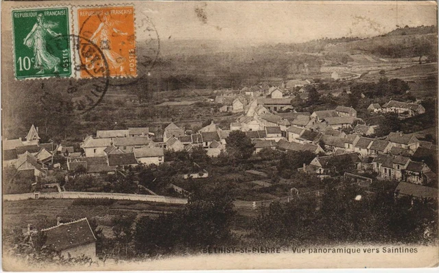 CPA BÉTHISY-St-PIERRE Panoramic View to SAINTINES (131023)
