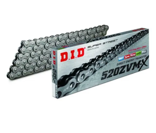 Did Super Heavy Duty X-Ring Motorcycle Drive Chain 520 Zvmx 120 L Links