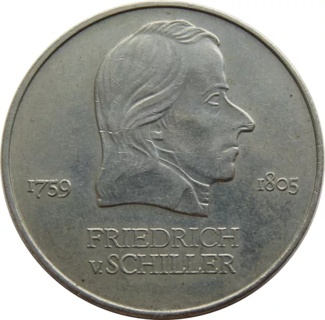 German Coin Germany 20 Mark | Friedrich von Schiller | 1972