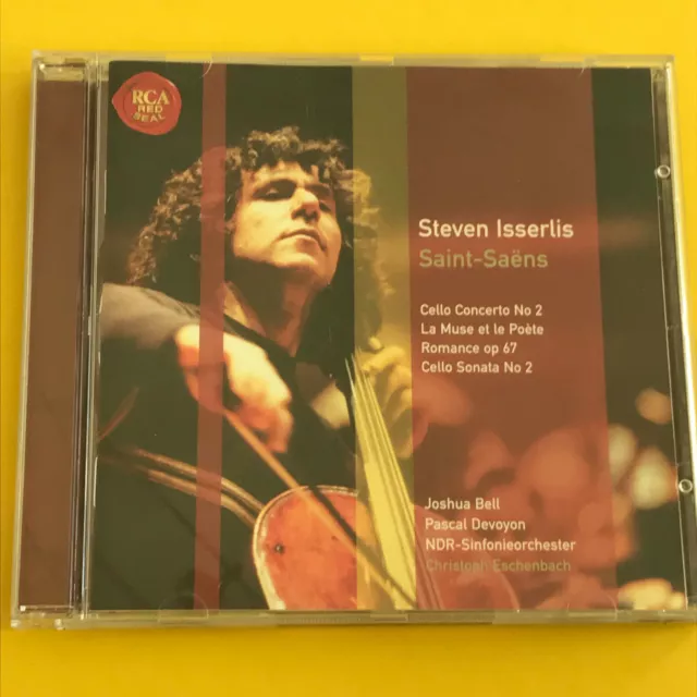 Saint-Saens, Cello Concerto 2, Romance, Cello Sonate, Steven Isserlis Cello