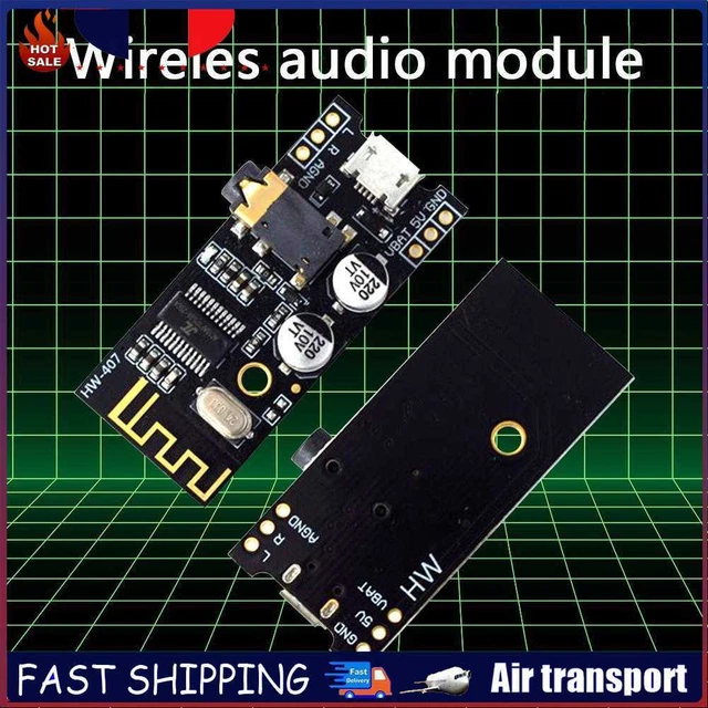 HW-407 Bluetooth HiFi Stereo Audio Receiver Board Module with 3.5mm Output Jack