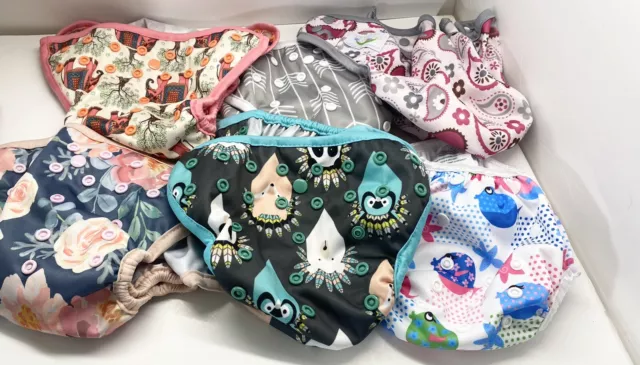 Lot of 6 Baby Diaper Girl Covers (A)