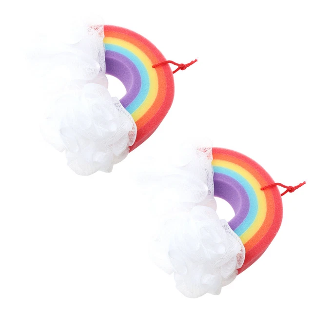 2 Pcs Gommage Corporel Luffa Loufa Gommages Corporels Pour Femmes