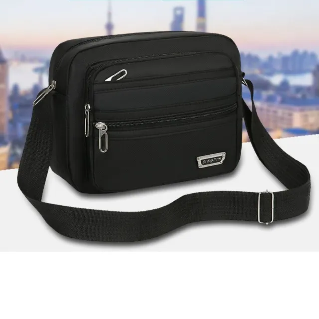 Nylon Sac à bandoulière Rectangle Homme Sacs à main Grande sacoche  Mâle