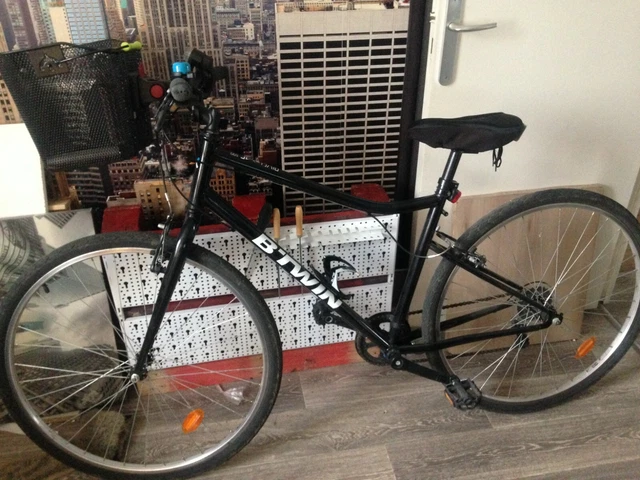 BTWIN V LO TOUT CHEMIN RIVERSIDE 100 NOIR EUR 90 00 PicClick FR