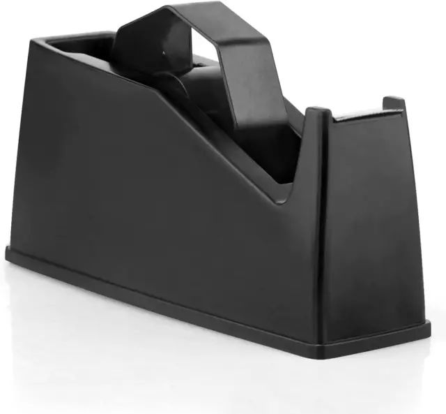 Heat Masking Desktop Tape Dispenser Holder Fits 1" and 3" Core, 6.8 X 2.2 X 3.4"