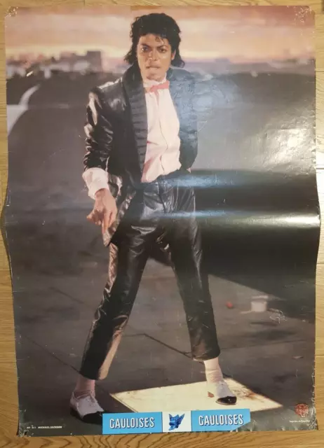 Poster Affiche Michael Jackson   85 cm X 60 cm  1983