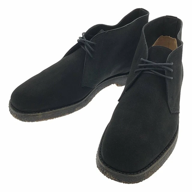 Bottes Chukka John Spencer 'Montgomery' En Cuir Grainé Noir - Taille UK7 (occasion)