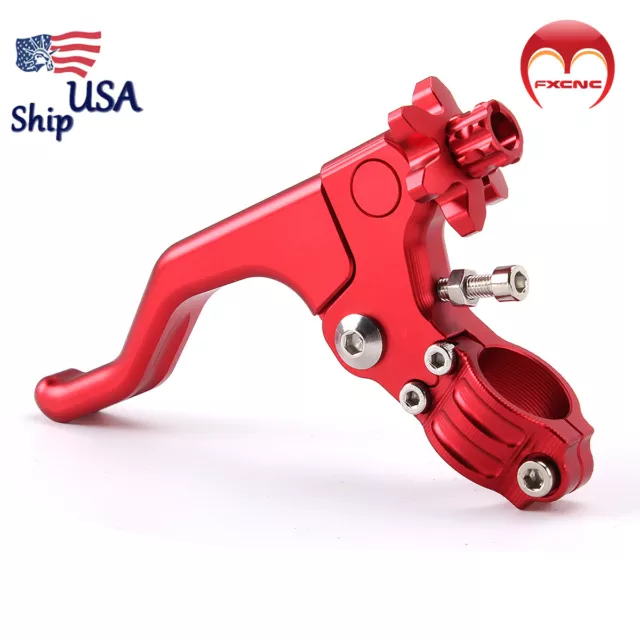 CNC Short Stunt Clutch Lever For Honda CBR954RR CBR1000RR CBR600RR CBR650F Red