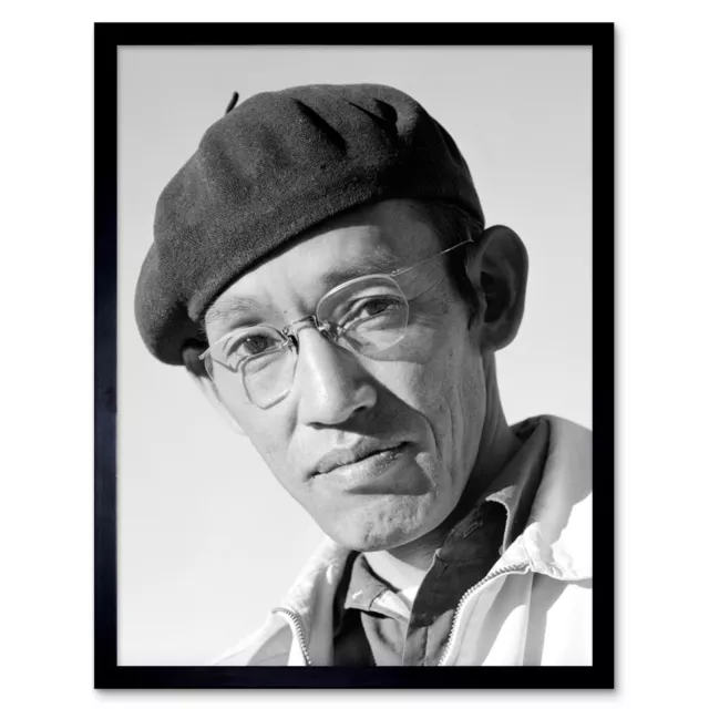 Ansel Adams Portrait Photographer Toyo Miyatake Photo Wall Art Print Framed