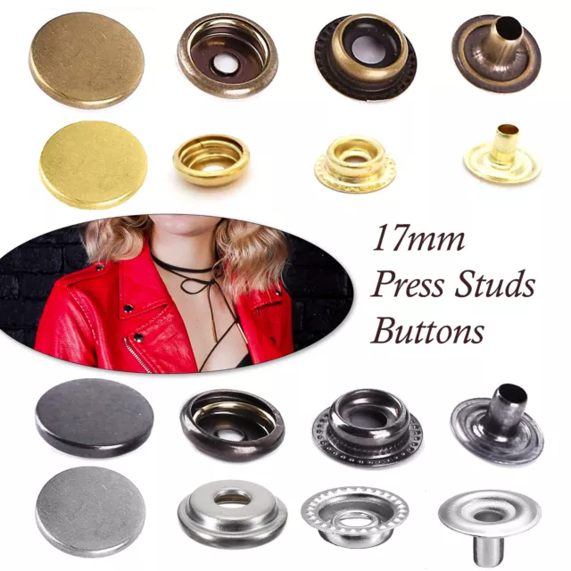 1000pcs Buttons for Clothes Snaps for Leather White Buttons Plastic Snaps  Small Buttons for Crafts Plastic snap Button Snap Press Pliers T-Shirt