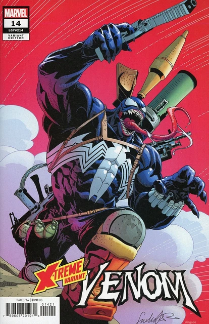Venom #14 2022 Unread Salvador Larroca Variant Cover Marvel Comic Book Ewing